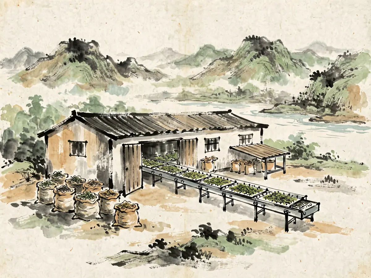 2023 年风陵渡烘干线（水墨画意）